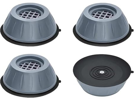 4PCS Washing Machine Feet Pads, Washing Machine Vibration Pads, Universal Washing Machine Feet Pad Foot Pads, Anti Vibration Pads for Washing Machines and Dryers