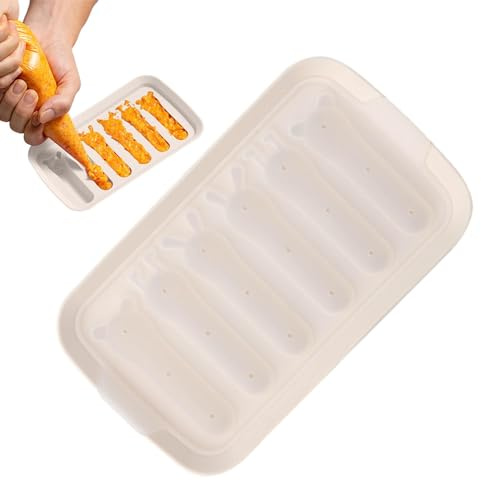 Goowafur Hotdog-Silikonform, Hot-Dog-Wurstform,Silikon-Hotdog-Maker-Eis am Stiel-Formen - Backform mit 6 Mulden in Hasenbärenform, Küchenhelfer für selbstgemachte Nahrungsergänzungsmittel, Hot Dog
