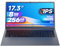 IJKKJI 17 Zoll Laptop, 8 GB RAM 256 GB SSD Laptop mit Celeron Quad Core N5095 (bis zu 2,9 GHz), deutsche Tastatur, IPS FHD-Display, Webcam, Dual-WLAN, Bluetooth 4.2, HDMI, USB 3.0, Typ-C