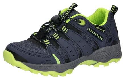 Lico Fremont Chaussures de Trekking, Marine Citron, 31 EU
