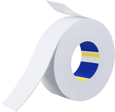 EVA einseitig klebendes weißes Schaumstoffband, Dichtungsstreifen Schaumstoffkissen Schwammband, selbstklebendes Isolationsdichtungsband, einseitiger Dichtungsstreifen, 50mm x 5M (3mm dick)