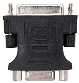 Brightium Adaptador DVI 24+5 a VGA HDB15, Permite conexión de Dispositivos visuales, Ideal para monitores y proyectores.