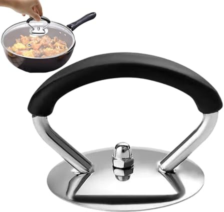 5 Stück 8cm Handgriff Für Topfdeckel Topfdeckelgriffe Ersatz Uni-versal Topfdeckel Griff Edelstahl Hitzebeständiger Topfdeckel-Ersatzknopf Ersatz-Haltegriffknöpfe Für Kasserolle