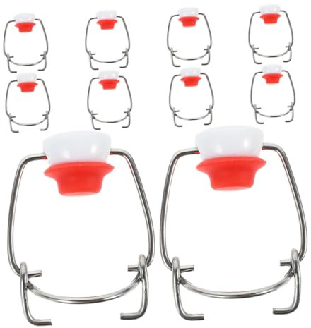 Cabilock Stylish Swing Bottle Caps with Sealing Gaskets Airtight Lids for Vinegar Oil Syrup