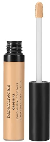bareMinerals ORIGINAL Liquid Mineral Concealer - Brightening Dark Circle Eye Concealer, Reduces Look of Fine Lines, Buildable Coverage, Vegan