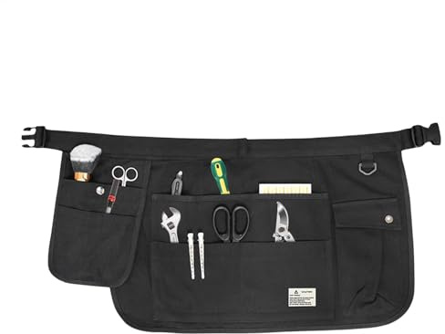 Gartenwerkzeug Taillenbeutelgürtel - Verstellbares Gartenwerkzeuggürtel | Garten -Utility -Werkzeuggürtel | Idealer Gartenwerkzeuggürtel Mit Taschen, Canvas Utility Gardening Werkzeuggürtel Für Garte