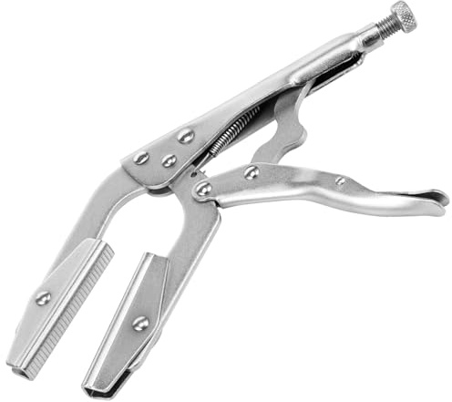 Pinch Off Locking Pliers 10 inch Carbon Steel Radiator Hose Clamp Locking Pliers,2-1/4inch Opening Quick Release