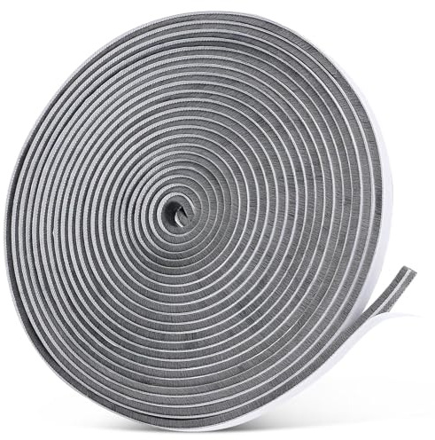 Joint Brosse Porte Coulissante Joint Fenetre Isolation Brosse Joints Moustiquaire 9x23mm 10M Bande de Brosses Autocollante Anti Poussière Vent Réduction du Bruit Pour Portes Fenêtres Placard