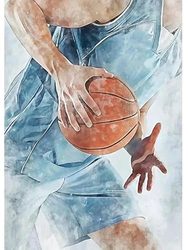 Fußball Leinwand Gemälde Ball Sport Basketball Volleyball Poster Druck Wand Kunst Bild Für Wohnzimmer Dekor 30x40cm ohne Rahmen