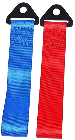 MUELODSIC 2 Piezas Decoración para Coche Cintas para Parachoques Delantero con Diseño Resistente y Función de Correa de Remolque para Vehículos Fácil Instalación y Alta Durabilidad