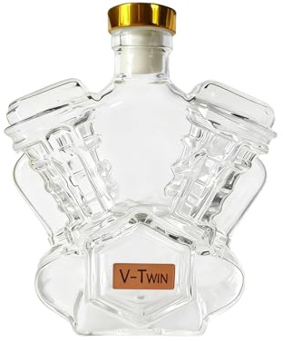 Botella De Whisky, Decantador De Vino Hogareño | Forma Motor Moto Decantador Vino Vacío Coleccionistas, ideal para bares, colecciones, regalos para amantes de las motos