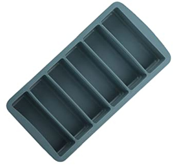 ZUNOXAZ Molde De Silicona Para Cubitos De Hielo y Helados Con Cavidades Diseño Ladrillo Resistente y Reutilizable Bandeja Para Cubitos Grandes Con Tapa Para Whisky y Cócteles Color Azul Os