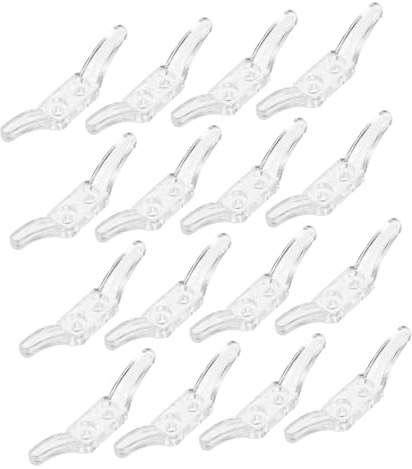 EPIGEIST 16pcs Transparent Blind Cord Winders with Screws Compact Curtain Retainers for Window Shades Safety Roller Blind Cord Clips for Pet Protection Easy Installation Accessories
