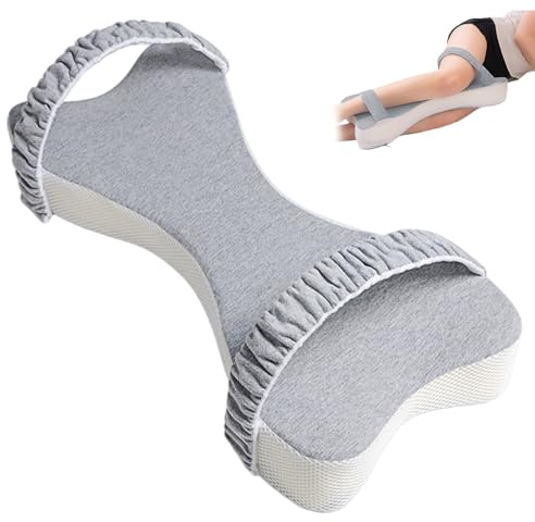 Lawnrden Almohada para la Pierna para Dormir Lateral, acogedora alineación de la Pierna de Espuma visco.Rodilla para durmientes Laterales