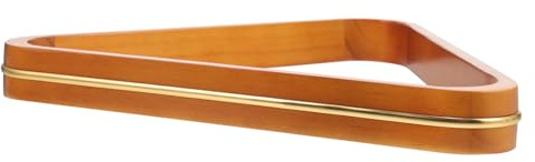 Cabilock Triangle Billard Bois Trépied pour Billes de Piscine Accessoire Table Billard Polyvalent Cadre Stable pour Snooker et Jeux à Domicile