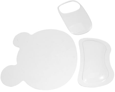 ROMISBABA Tapis de Souris Gamer 3 Pièces en Feutre avec Repose-Poignet Intégré Antidérapant Coussin de Ergonomique pour Bureau et Gaming Ensemble Tapis Souris Confortable et Précis