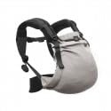 NeoBulle - My Néo - Porte-Bébé Physiologique Léger, Respirant, Confortable - Installation Ultra Rapide - 100% Coton Bio - Fabriqué en France - De 0 à 1 An, Gris