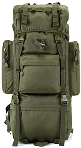 WXQY Outdoor-Militärrucksack, Großvolumiger Reise-Tarnrucksack, Rucksack Camouflage, Taktischer Rucksack, Notfallset für Jagd, Wandern, Camping Und Outdoor-Aktivitäten D,100L