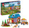 LEGO 41735 Friends Mobiles Haus, Camping-Spielzeug mit Auto, Tieren und Mini-Puppen Leo, Paisley & Liann im Wald, Geschenk zum Geburtstag aus der Serie 2023
