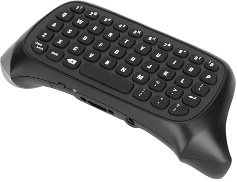 Sxhlseller Gamecontroller-Tastatur, für Series S One One S Gamepad, 2,4-GHz-Wireless-Chatpad-Tastatur, mit 3,5-mm-Audio- und Headset-Buchse(Schwarz)