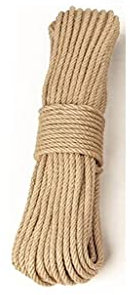 Sisalseil Kratzbaum DIY Kratzbaum Spielzeug Katze Klettergerüst Ersatzseil Schreibtischbeine for Katze Schärfen Kralle Katze Kratzbaum (Color : 20 Meters, Size : 10mm)