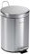 Buckingham Pedal Bin for Bathroom Kitchen Office Premium Stainless Steel Brushed Finish Waste Trash Bin with Removable Inner Bucket Soft Closing Mechanism (3 Litre)