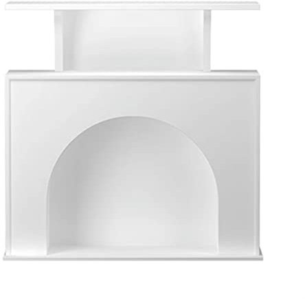 Fireplace Mantel Surround Indoor Fireplace Mantel Freestanding Entertainment Center Electric Fireplace Stove Mantel Trim Surround - Fireplace Stove Mantel Surround for Living Room Fireplace Mantel ( S