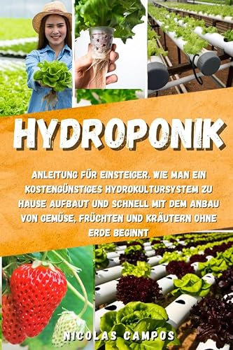 Hydroponik: Anleitung für Einsteiger. Wie man ein kostengünstiges Hydrokultursystem zu Hause aufbaut und schnell mit dem Anbau von Gemüse, Früchten und Kräutern ohne Erde beginnt