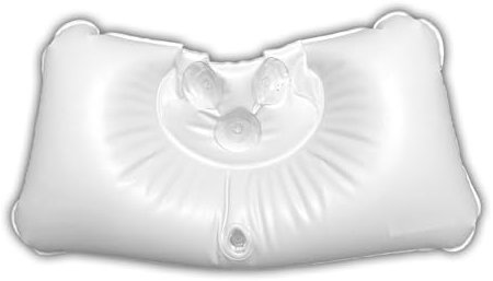 Aufblasbares Badewanne Nackenkissen mit Saugnäpfen 47 x 24,7 cm Badekissen Kopfstütze Wannenkissen