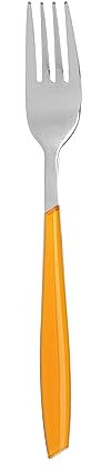 Forchetta tavola sfusa arancione in acciaio inox Silhouette arancione Tavola
