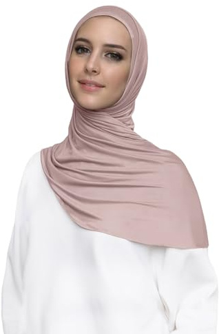 Lina & Lily Damen Instant Hijab Kopftuch Ready-To-Wear Modal Jersey