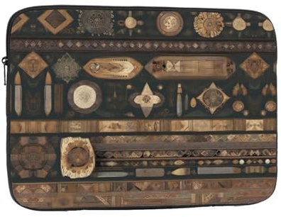 Borsa Interna Del Computer Portatile di Stile Boemia 17 Pollice Caso Del Manicotto Del Computer Portatile Valigetta Borsa Da Tras