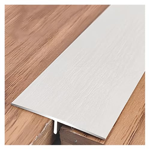 Autoadesivo Striscia Di Soglia Strisce Di Copertura Per Pavimenti Laminato Striscia Di Transizione Per Pavimenti, Per Coprire Le Fughe Tra Pavimenti In Legno E Piastrelle(White,4 * 90cm)
