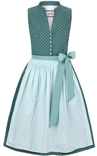 Heimatgwand Dirndl Linda damklänning för speciella tillfällen, Svart, 36