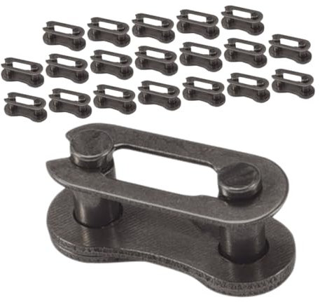Happyyami 20stücke Teiliges Fahrrad Kettenverbindungsset Aus Metall Leicht Und Stabil Single Speed Connector Für Schnelle Sichere Montage Für Verschiedene Fahrräder Und Fahrbedingungen Geeig