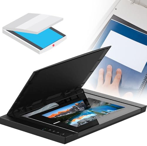 YANGYMM Scanner Piano di Grande Formato A3, Scanner per Documenti e Libri Fotografici, 4 Secondi/Pagina, Risoluzione Fino a 2400 * 2400 Dpi, Scansione/Pdf/E-Mail/Stampa, per Biblioteca, Scuola