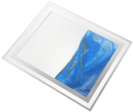 Toddmomy Peinture De Sable Quicksand Carré Sablier Décoratif Transparent Résistant Bureau Et Maison Cadeau Original