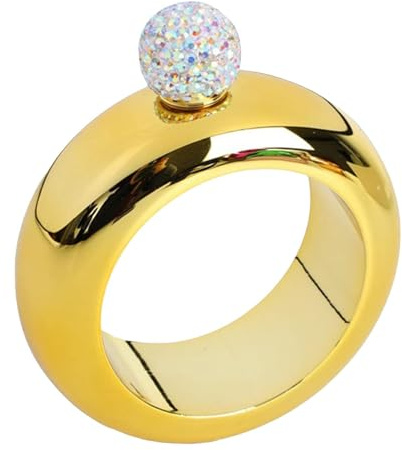 Bracelet à flacon caché - bracelet d'alcool à la mode, récipient réutilisable de boisson | Flash d'alcool de poignet de 4,69 pouces, porte-alcool chic, accessoire de flacon pour les concerts ou les év