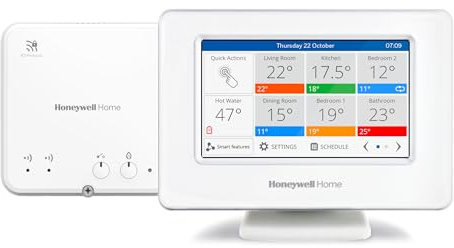 Honeywell Home Evohome House Solution, Smart Wi-Fi Central Operating Device Wi-Fi with Touchscreen Colour Display and Control Module - Room for Room, Controlled Convenience, Simple