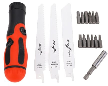 Sonew Versátil Juego de Sierra Manual con para Cortar Metal, Plástico y madera: Ideal para Proyectos de Manualidades y Reparaciones Domésticas