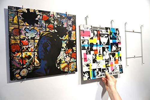 Vinyl Waller - Accessorio per appendere alla parete i dischi in vinile 33 giri, idea regalo decorativa, accessorio di design e originale, decorazione da parete per salotto e camera