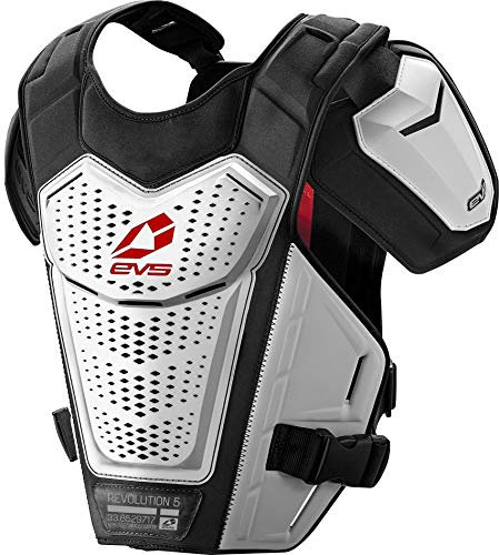 EVS Sports Unisex-Erwachsene Revo 5 Roost Deflektor (weiß, S/M)