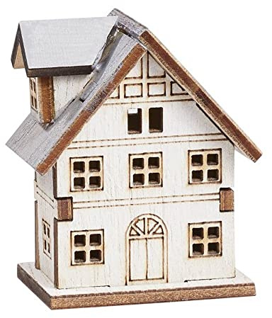 Holz-Häuschen III ca. 5 x 4,5 x 2,5 cm
