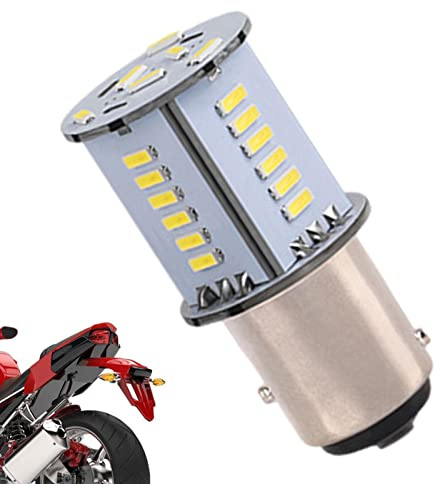 Jomewory Bombilla LED para luz de Freno de Motocicleta,Luz Trasera LED estroboscó de Advertencia con Bombilla de Alto Brillo | Bombilla de luz estroboscó de Coches para vehículos, Motos