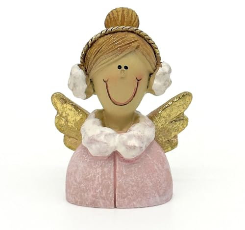 Mea-Living Engel Kim, grau/weiß, klein, Weihnachtsdeko, Weihnachtsengel, Schutzengel, Geschenkidee zu Weihnachten