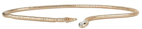 Watreketal Gürtel,Metallische Schlangen-Taillenkette mit Magnetverschluss, galvanisierter Kettengürtel für weibliche Punk-Taillendekorationen, Damen-Taillenschmuck
