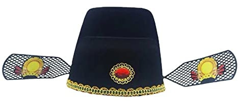 OXOLAMRIN Chapeau impérial chinois ancien, Chapeau de marié chinois, chapeau ancien chinois for hommes, Costume de pékin, chapeau traditionnel, livraison directe