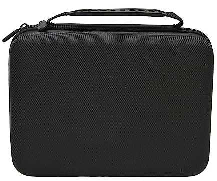 Luocute Pro Controller Hard Case, Large Capacity Lightweight Carry Travel Case with Mesh Pocket for Controllers, Made of Nylon, EVA, Universal with Strong Zipper