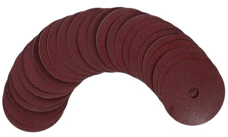 iplusmile 25pcs Hook and Sanding Discs Grit for Metal Polishing Backing Pad Attachments for Angle and Drill for Smooth Finishes