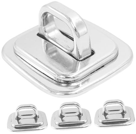 Housoutil 4PCS Anti-Theft Laptop Security Anchor Base Plate Desk Mount Accessory for Cable Locks Compatible Multiple Brands Sturdy and Reliable For Offices Schools Libraries